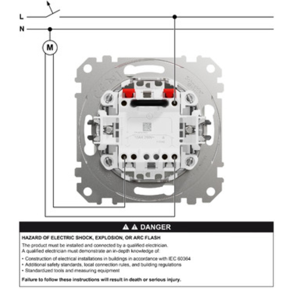 SEDNA DESIGN INTR JALUZELE BLOCAJ ELECTRIC ALB SDD111104