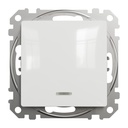 SEDNA DESIGN INTRERUPATOR 10AX ALB CU LED ROSU SDD111101N