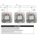 SEDNA DESIGN INTRERUPATOR CAP SCARA IND LUM 16AX ALB SDD111166L