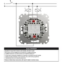 SEDNA DESIGN INTRERUPATOR DUBLU SONERIE 10A ALB SDD111118