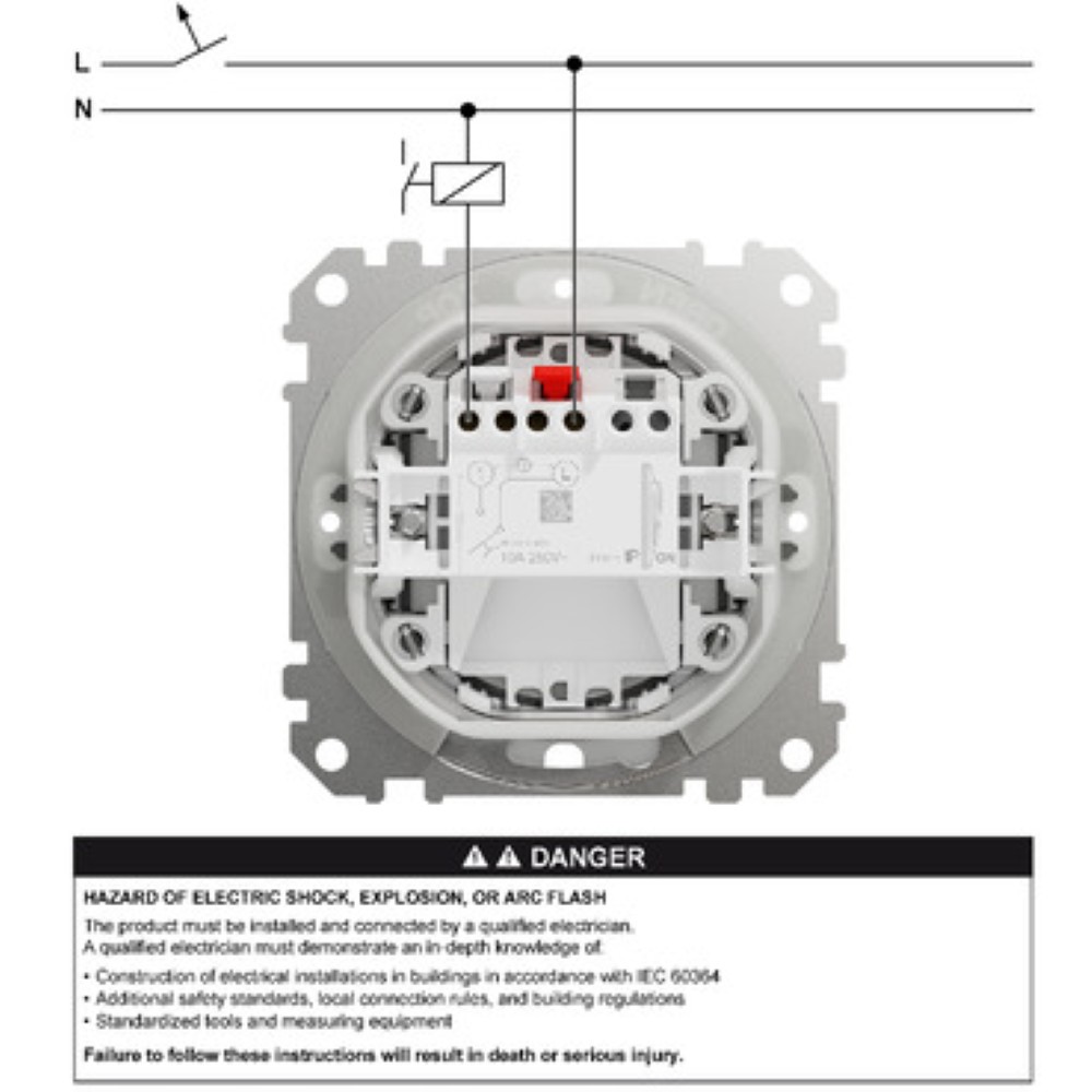 SEDNA DESIGN INTRERUPATOR SONERIE IP44 SDD211131