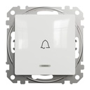 SEDNA DESIGN INTRERUPATOR SONERIE LED ALBAS. SI SIMBOL 10A ALB SDD111131L