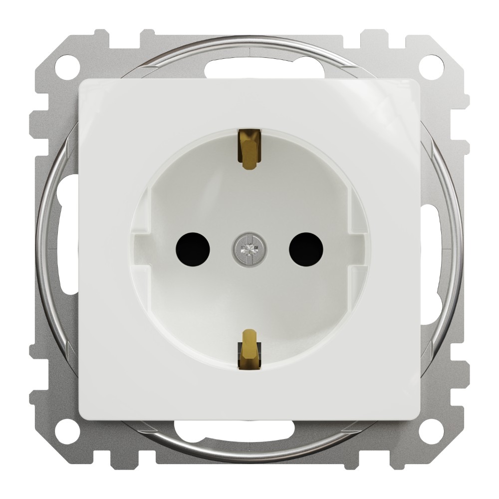 SEDNA DESIGN PRIZA 2P+E CU OBT ALB SDD111021