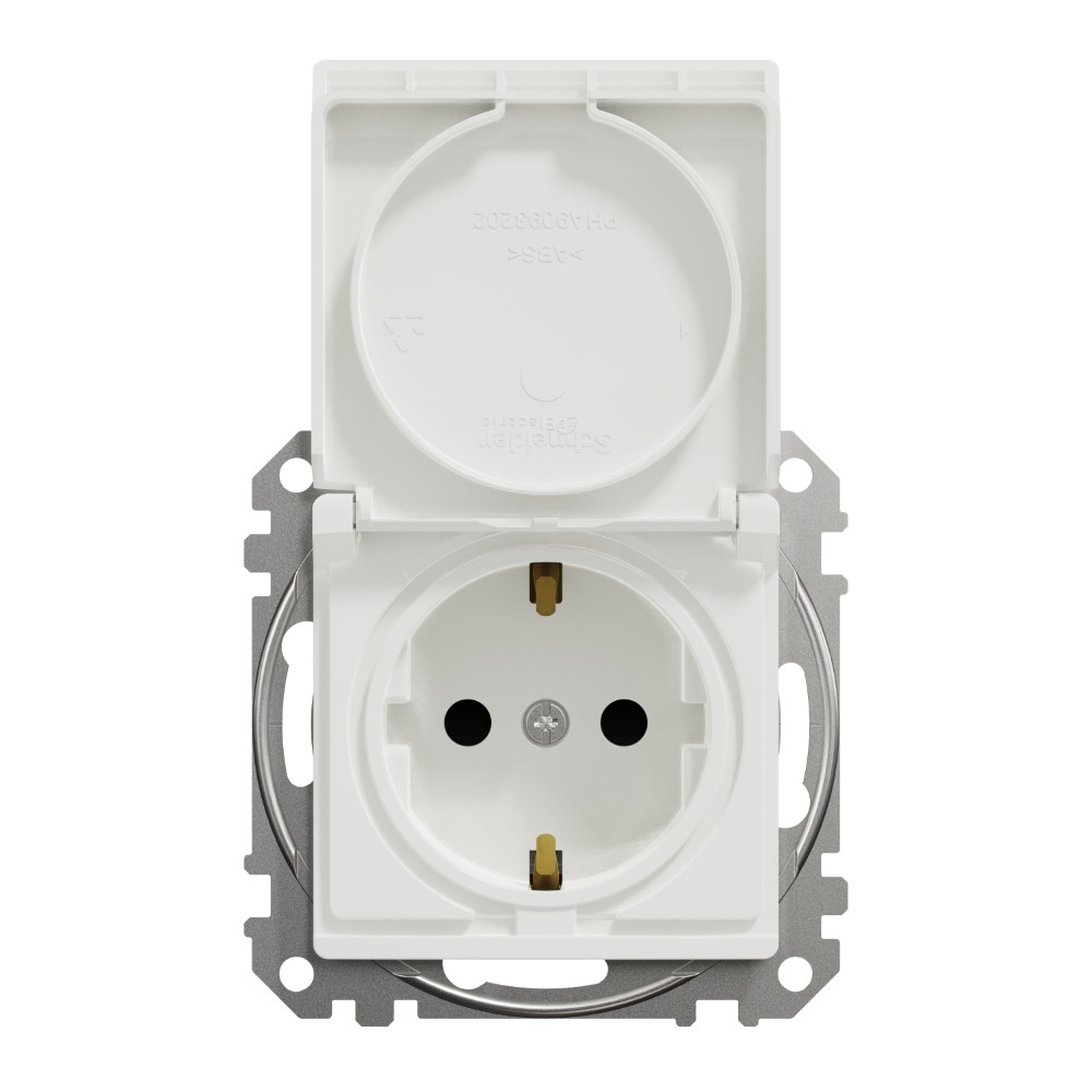 SEDNA DESIGN PRIZA 2P+E IP20 CU CAPAC ALB SDD111023