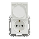 SEDNA DESIGN PRIZA 2P+E IP20 CU CAPAC ALB SDD111023