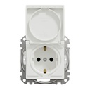 SEDNA DESIGN PRIZA 2P+E IP44 OBT+CAPAC ALB SDD211023
