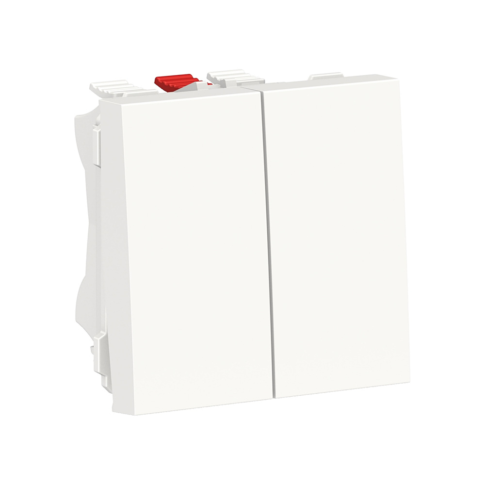 NEW UNICA 2M INTRERUPATOR CAP SCARA DUBLU 10A  ALB NU321318