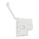 NEW UNICA 2M PRIZA 2P+E 16A, CAPAC,OBT. ALB NU303718TA