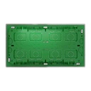 NEW UNICA DOZA ST+PLACA+SUPORT 2x10 MODULE ALB ANTIBACTERIAN NU171020