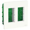 NEW UNICA DOZA ST+PLACA+SUPORT 2x4 MODULE VERTICAL ALB NU172418