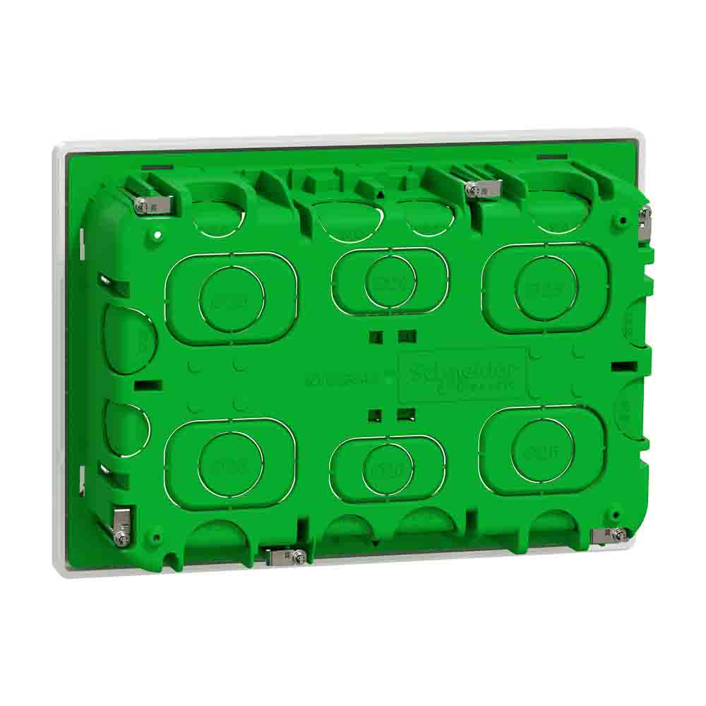NEW UNICA DOZA ST+PLACA+SUPORT 2x8 MODULE ALB ANTIBACTERIAN NU171820