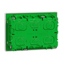 NEW UNICA DOZA ST+PLACA+SUPORT 2x8 MODULE ALB ANTIBACTERIAN NU171820