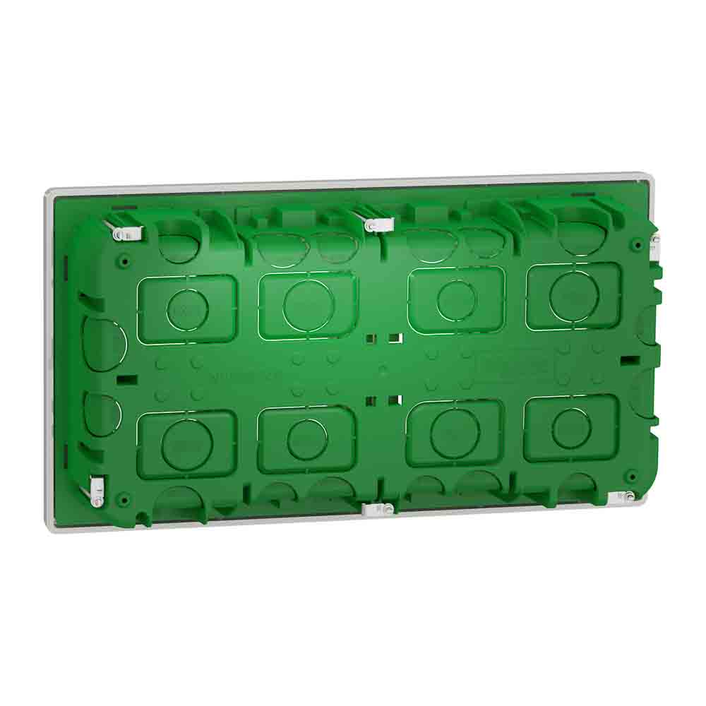 NEW UNICA DOZA ST+PLACA+SUPORT 4x4 MODULE VERTICAL ALB NU174418
