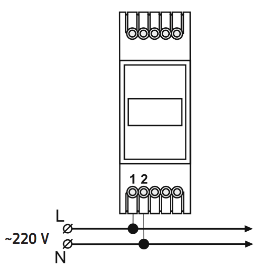 DIGITOP VOLTMETRU 220V VM1 380339