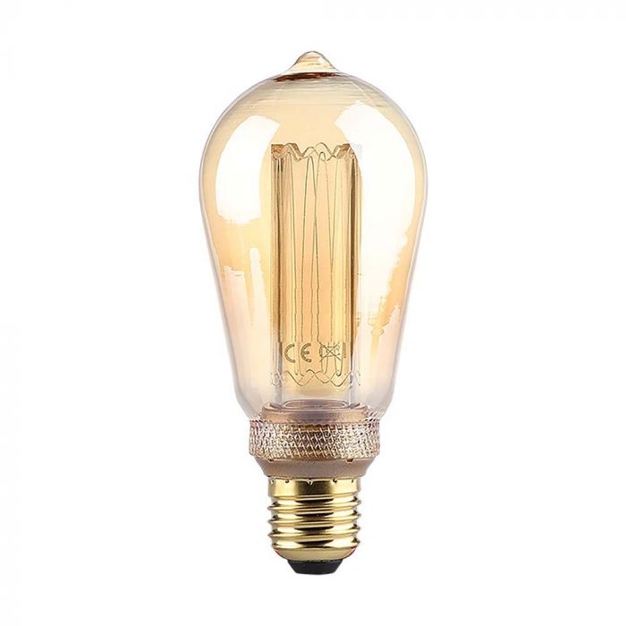 BEC LED FILAMENT E27 1800K 4W 200 lm ST64 AMBER VT