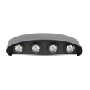 CIL ARH APLICA 4000K 8W 540 lm NEAGRA 2-WAY D:170x40x80mm IP65 VT