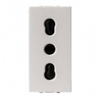 EVO 1M PRIZA ITALIANA 10A 2P+E ALBA 109.6403.W SCAME