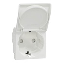 NEW UNICA 2M PRIZA 2P+E 16A, CAPAC,OBT. ALB NU303718TA