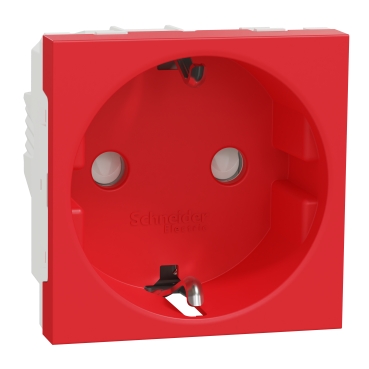 NEW UNICA 2M PRIZA 2P+E 16A, OBT. ROSIE NU303703