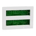 NEW UNICA DOZA ST+PLACA+SUPORT 2x8 MODULE ALB ANTIBACTERIAN NU171820