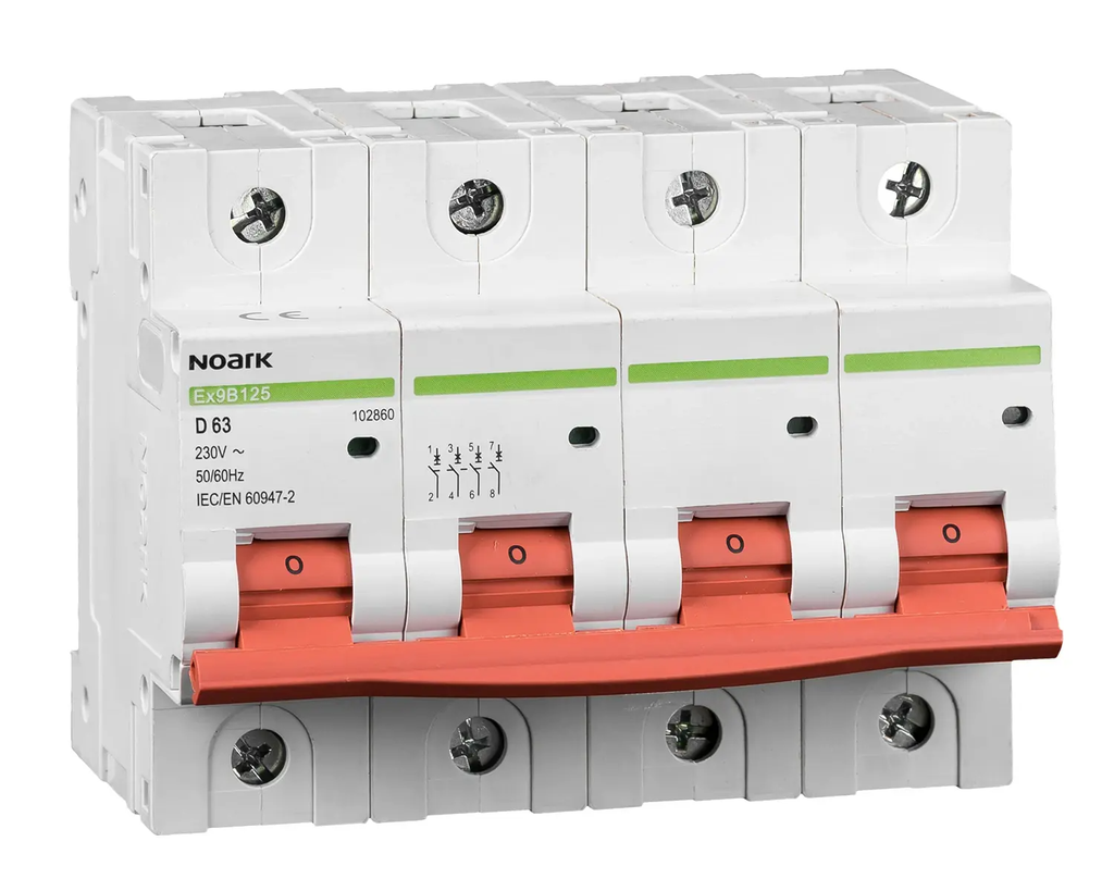 NOARK 4P C 50A 25kA Ex9B125 102849