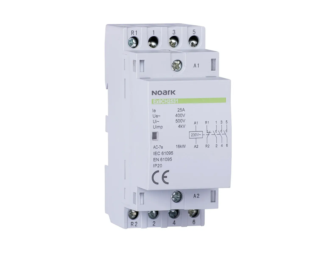 NOARK CONTACTOR 25A 230V 2NO+2NC Ex9CH25 22 102414