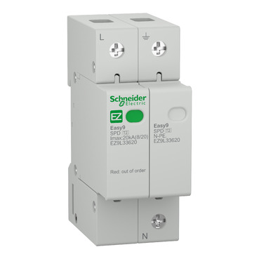 SCH DESCARCATOR 1P+N EASY 20 kA EZ9L33620