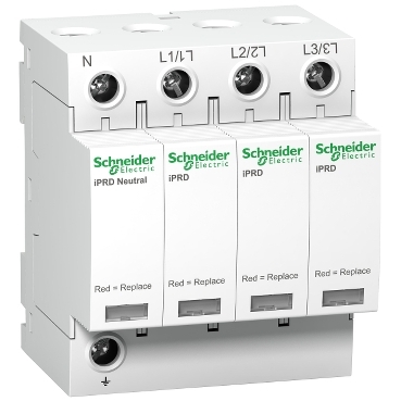 SCH DESCARCATOR iPRD65R 3P+N 65 kA 350V 3P+N semn A9L65601