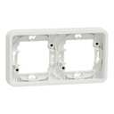 SCH MUREVA SUPORT FIX 2P ORIZONTAL MULTI ALB MUR39101