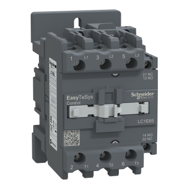 SCH TVS CONTACTOR 65A 220Vca 30KW 400V LC1E65M5