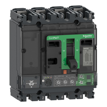 SCH USOL 250A 4P NSX250F 36kA 4P4D MICROLOGIC_4.2 (VIGI) C25F44V250