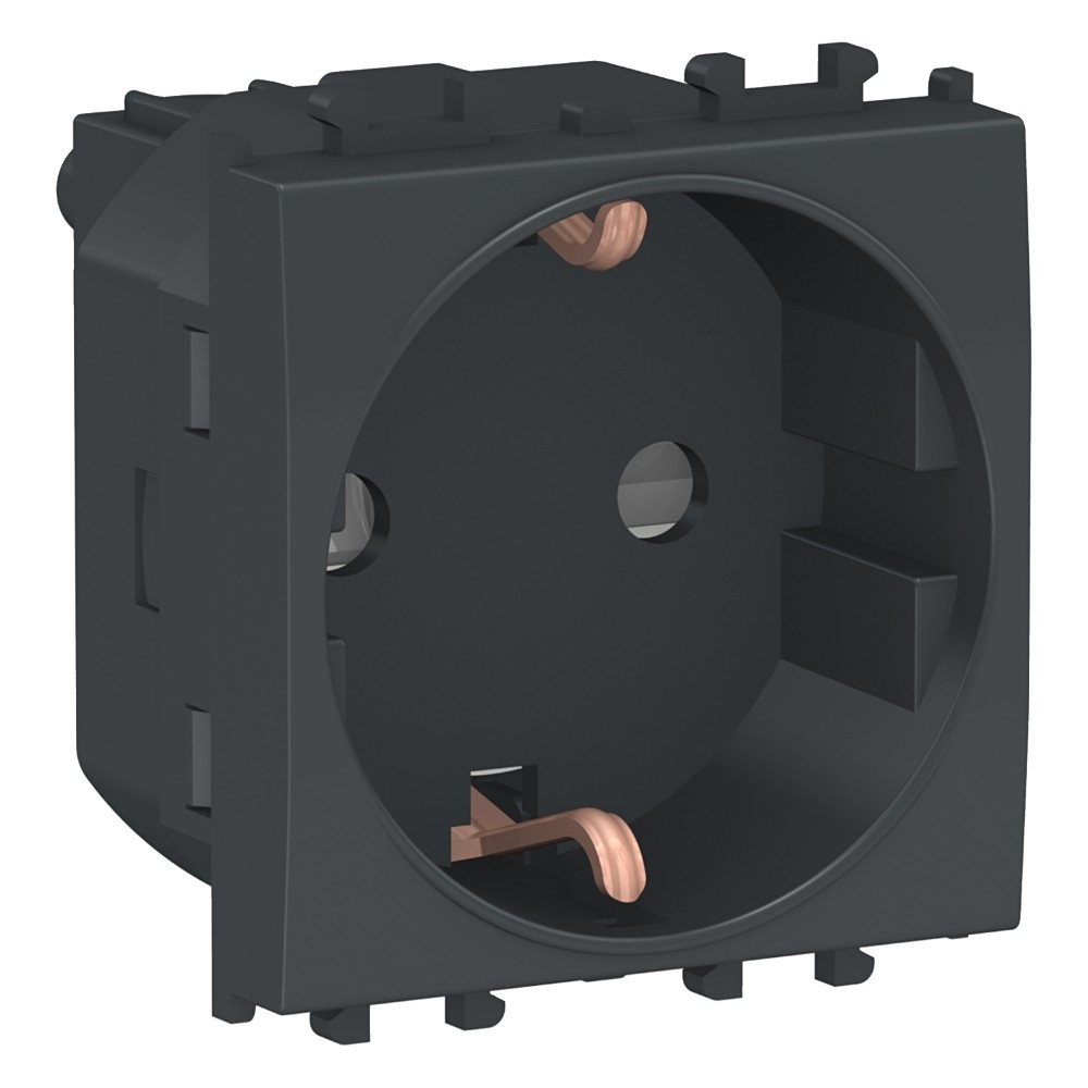 STYL NEGRU 2M PRIZA 2P+E, OBTURATOARE LMR5210003