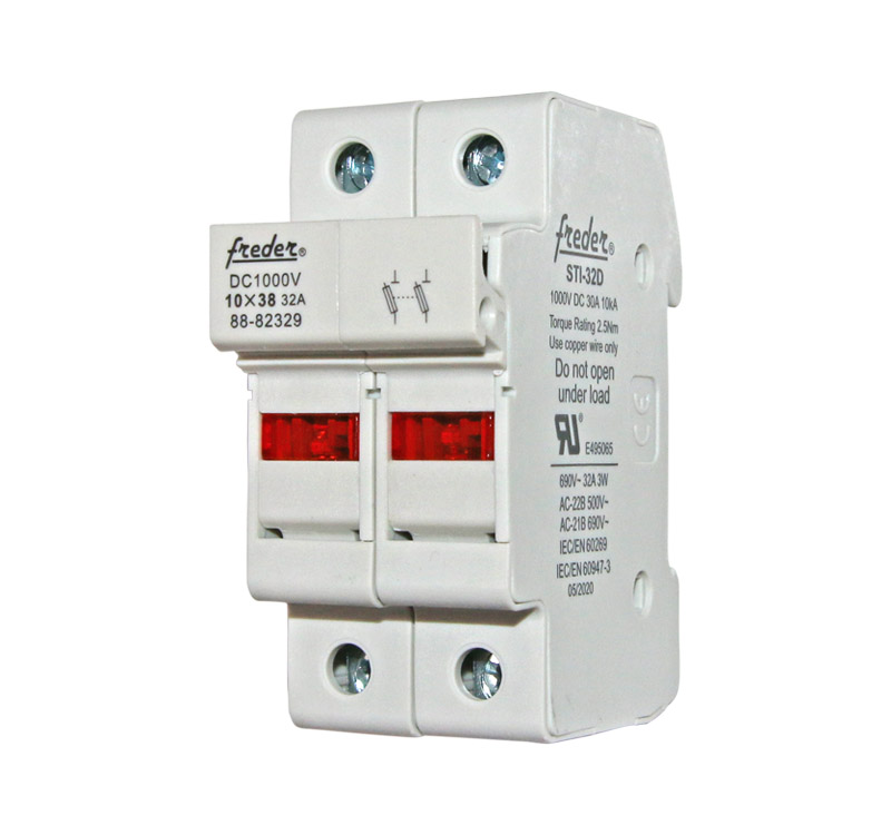 DAB SEPARATOR CU FUZIBILI 2P 32A 10x38mm 1000VDC