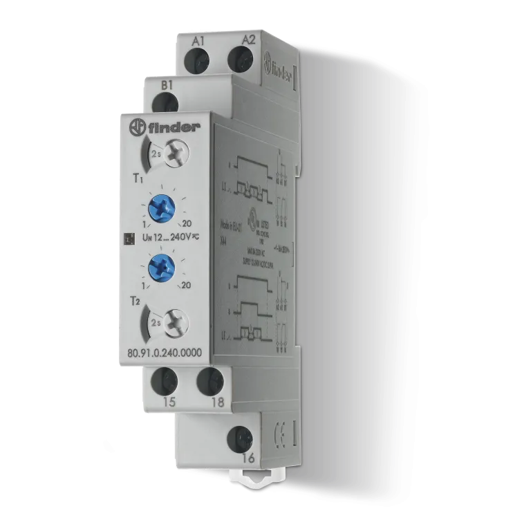 FIN RELEU TIMP MONOFUNCTIE. CICLU ASIMETRIC 809102400000