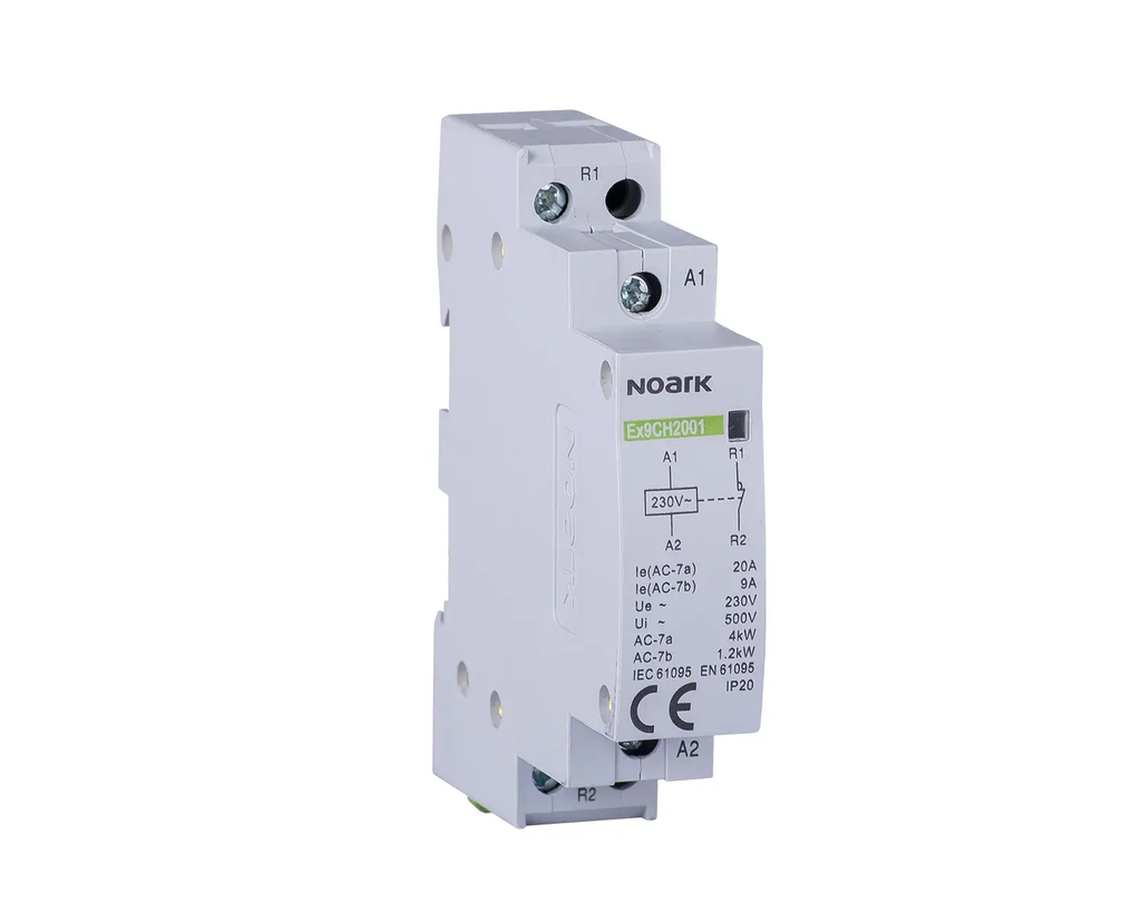 NOARK CONTACTOR 25A 230V 2NO Ex9CH25 20 107320