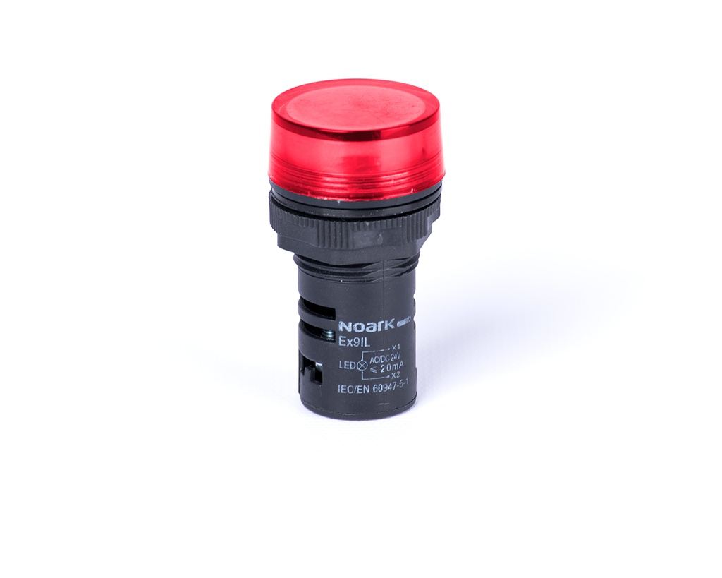 NOARK LAMPA SEMNALIZARE ROSU 230V AC 105445
