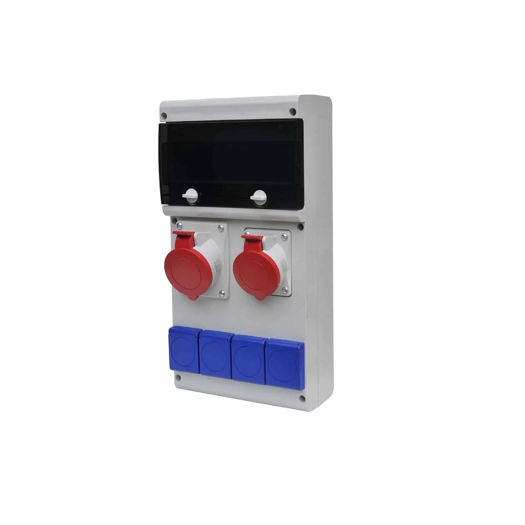 SCAME ORGANIZARE SANTIER 4 x SCHUKO 2x5P 16A 632.RO0032