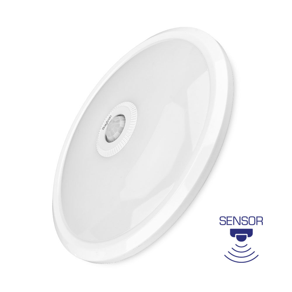 APLICA CU SENZOR 360gr 15W LED BRAYTRON BR-BC15-00330 include TV de 0.90 lei