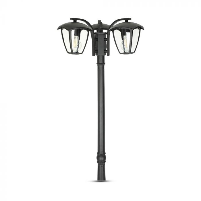 STALP NEGRU 3xE27 H=1990mm ALU