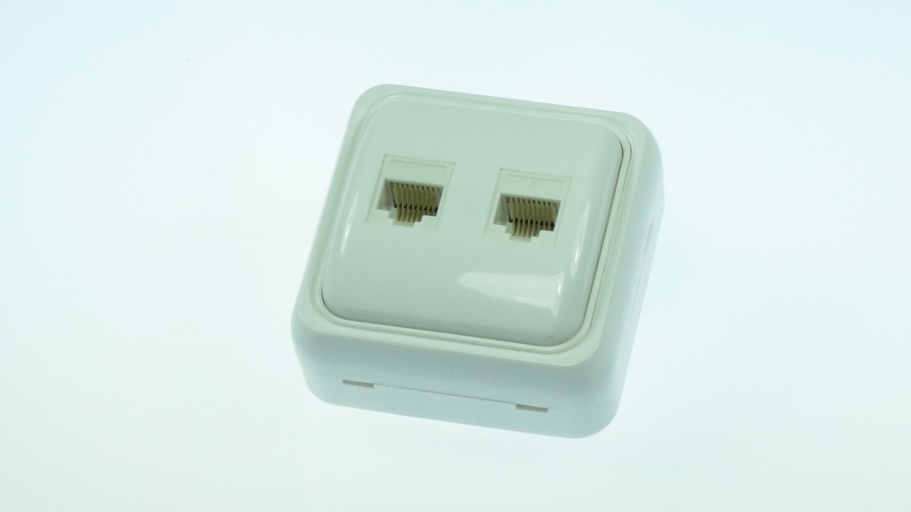 VDI PRIZA DUBLA UTP CAT.5E PT S024