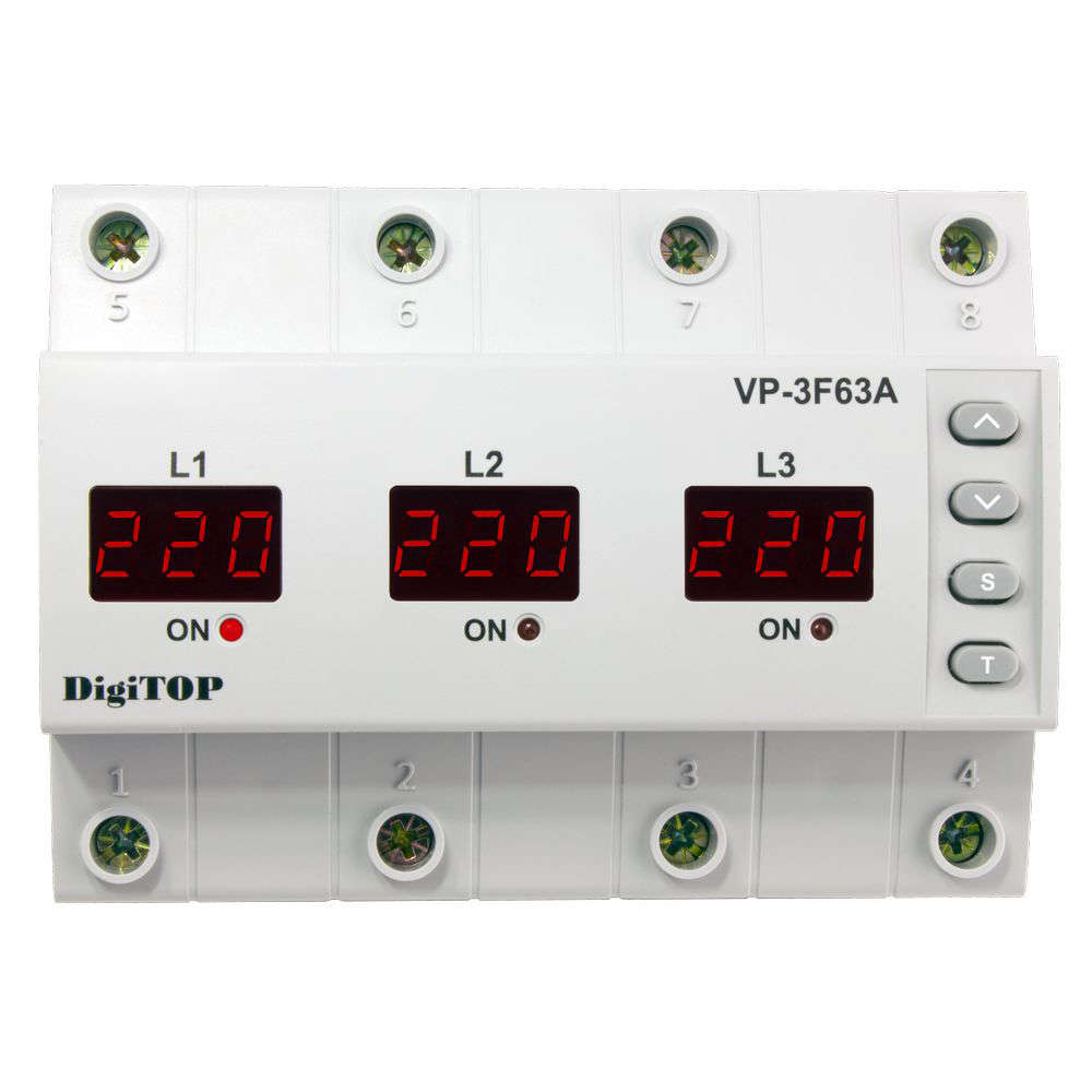 DIGITOP RELEU DE PROT 380V CONTACTOR INCLUS V-PRO-3F63A