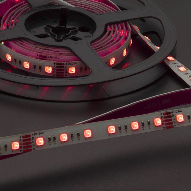 ARX LED BANDA 24V IP65 RGB+3000K 14,4W XSTRIP (5m/rola)