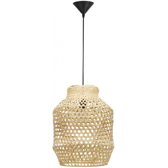 CIL INTERIOR MIA NATURAL RATAN 1xE27 IP20 D:35 H:44-215 CM