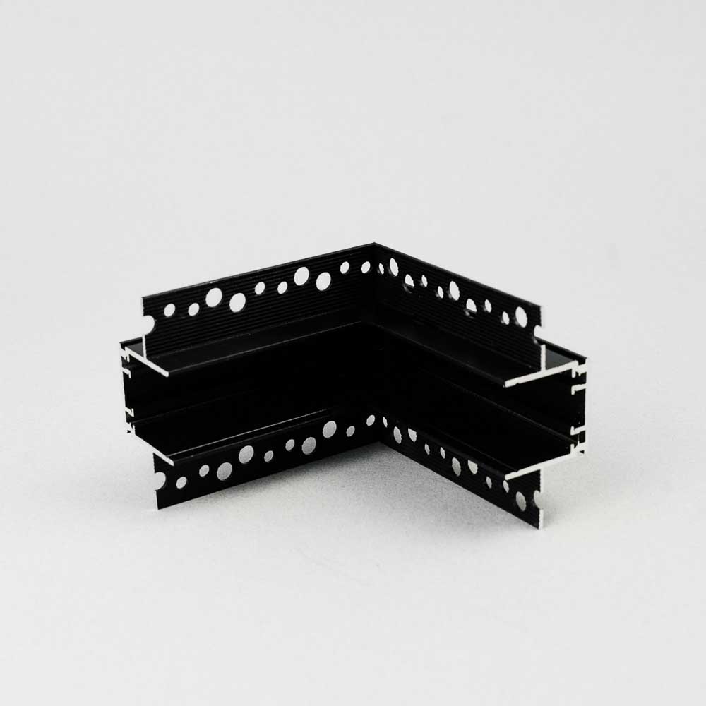 FT MAGNETIC S RIGIPS 90° VERTICAL JOINT BLACK 48V ACL