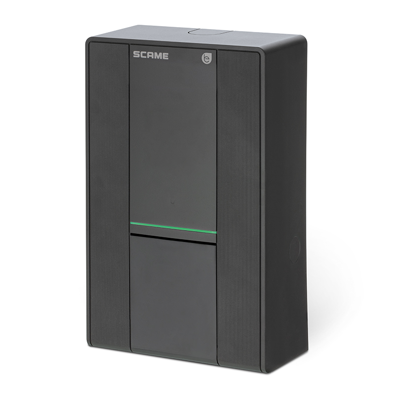 SCAME STATIE INCARCARE WALLBOX T2 7kW 32A 230V 1P+N+E IP55 IK10 APP 205.W119-B