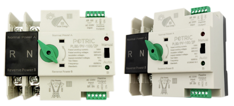 ATS PLBD/PV-100/2 Manager de retea 2P/100A/monofazic (panouri solare - retea)