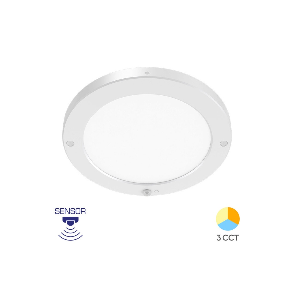 APLICA CU SENZOR 360gr 20W PT/ST 3CCT 1800lm FI220 IP20 BR-BP03-92080