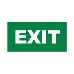 [EXIT_MARE] AUTOCOLANT EXIT MARE 17x9cm