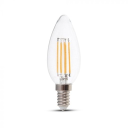 [2848] BEC LED FILAMENT E14 3000K 6W 800 lm LUMANARE CLAR VT
