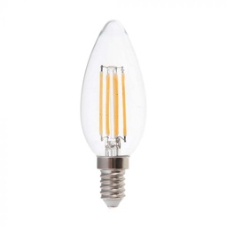 [214413] BEC LED FILAMENT E14 4000K 4W 400 lm LUMANARE CLAR VT